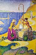 Paul Signac Paul Signac: Women at the Well oil painting